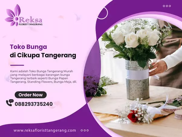 toko bunga di cikupa tangerang