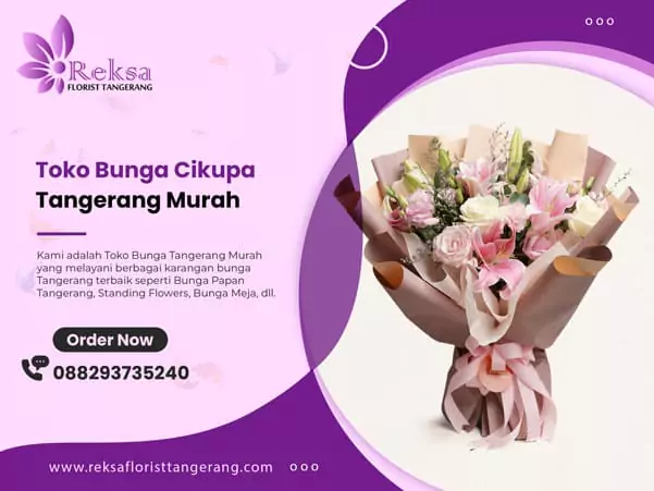 toko bunga cikupa tangerang murah