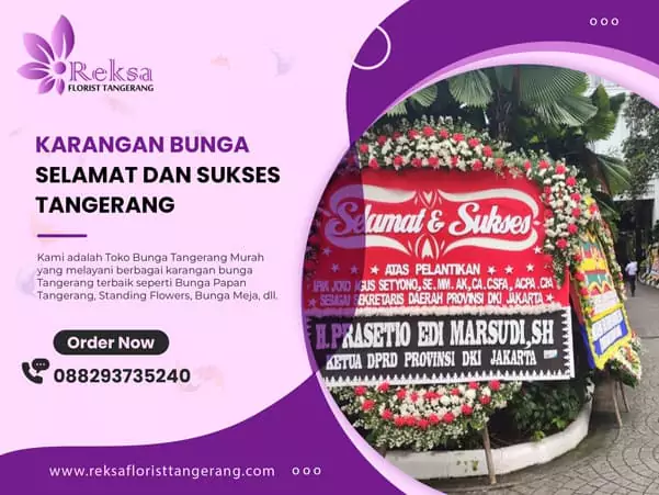 karangan bunga selamat dan sukses tangerangv