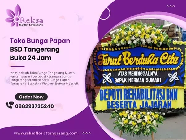 toko bunga papan BSD Tangerang