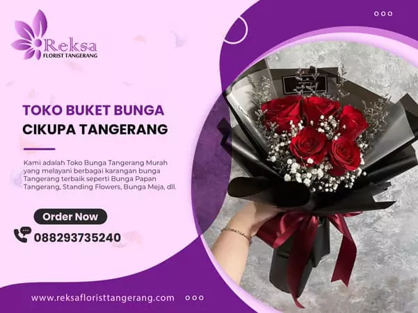 toko buket bunga cikupa tangerang