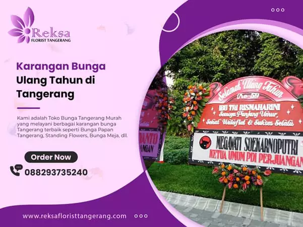 Karangan Bunga Ulang Tahun di Tangerang