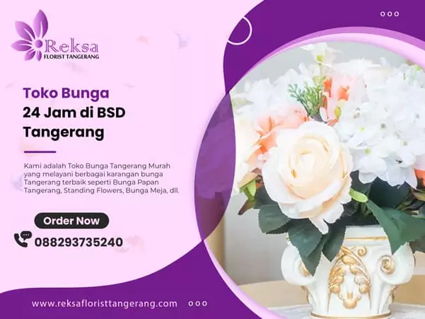 toko bunga 24 jam di BSD Tangerang