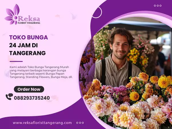 toko bunga 24 jam di tangerang