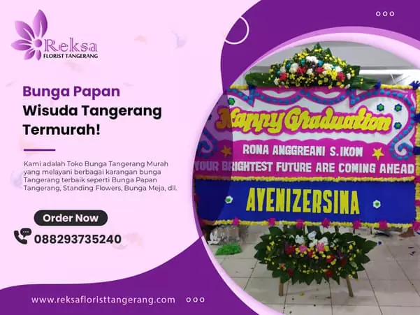 bunga papan wisuda Tangerang